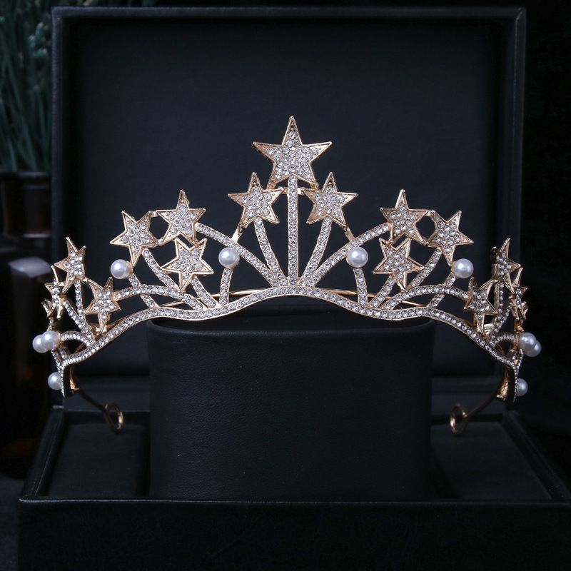 Haar-Accessoires Eingezogen mit Crystal Princess Crown