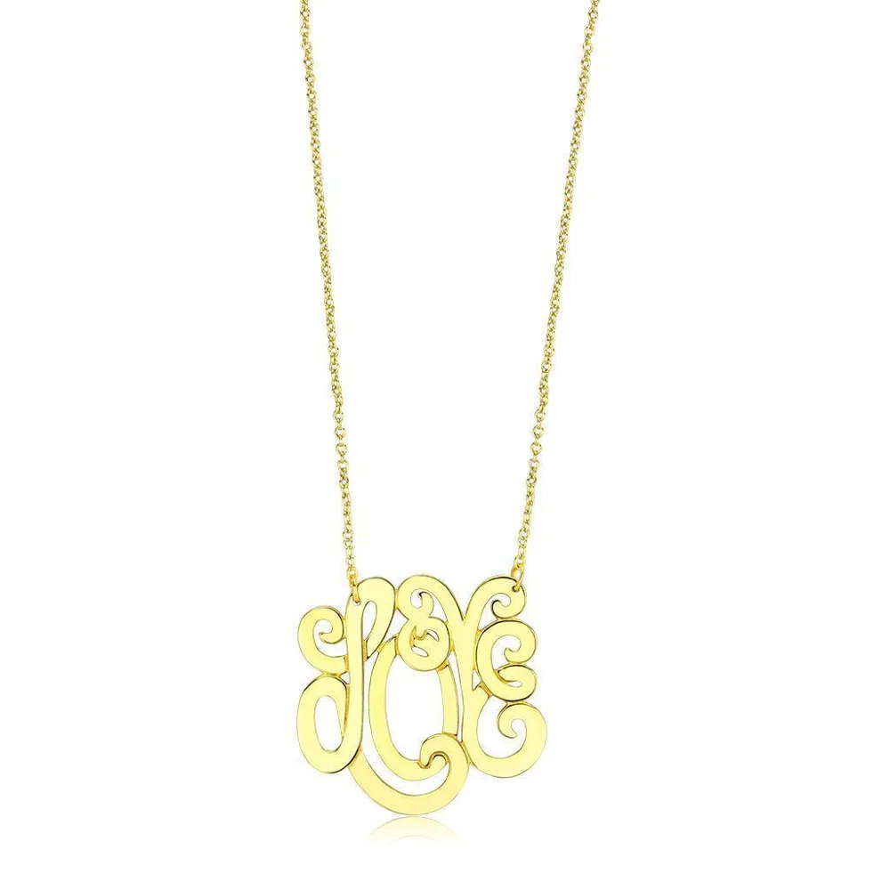 LO4690 - Rhodium-Messing - Halskette ohne Stein