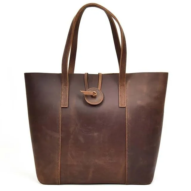 Das Taavi Tote| Handgefertigte Leather Tote Bag