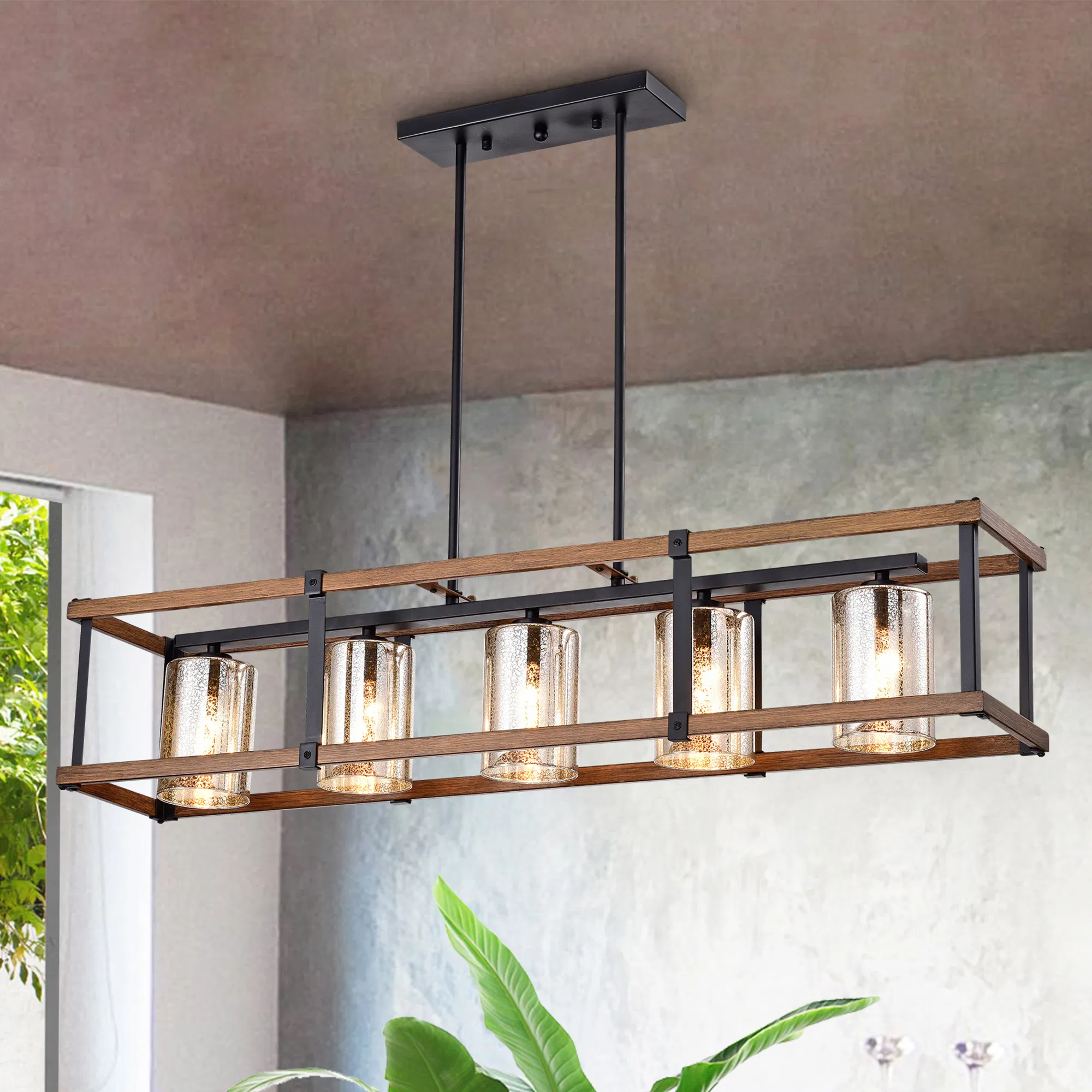 Desaki Imitation Holzkörner / Matte Schwarz 5 - Licht-Landler
