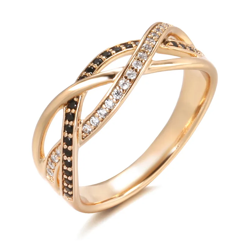Mode-Persönlichkeit Popular Kreuz-förmiger Zirkon Ring
