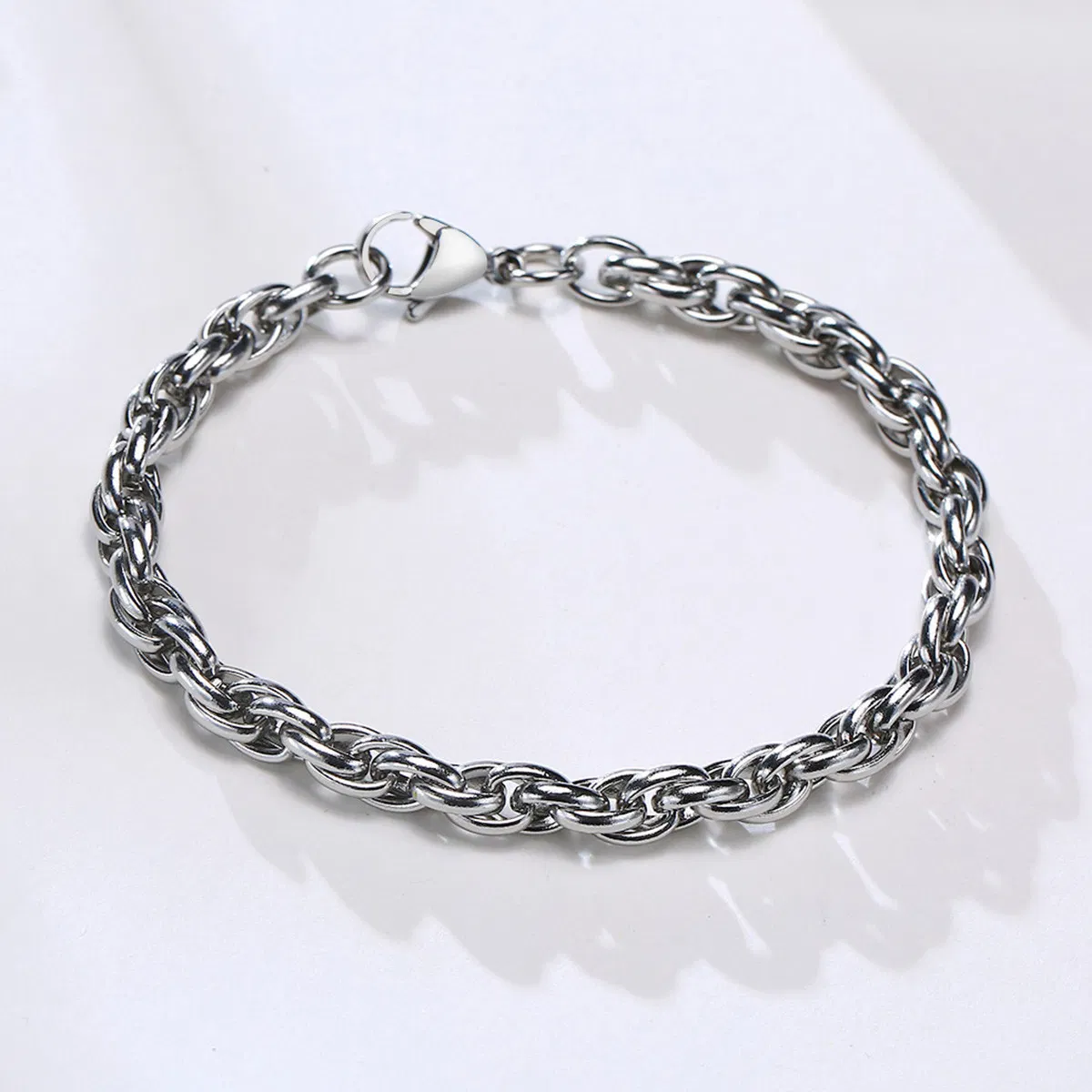 Männer einfache Persönlichkeit Edelstahl Trendy Marke Armband