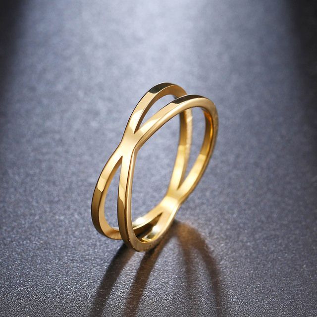 Bohemian Vintage Cross Gold Ringe für Frauen Hochzeit