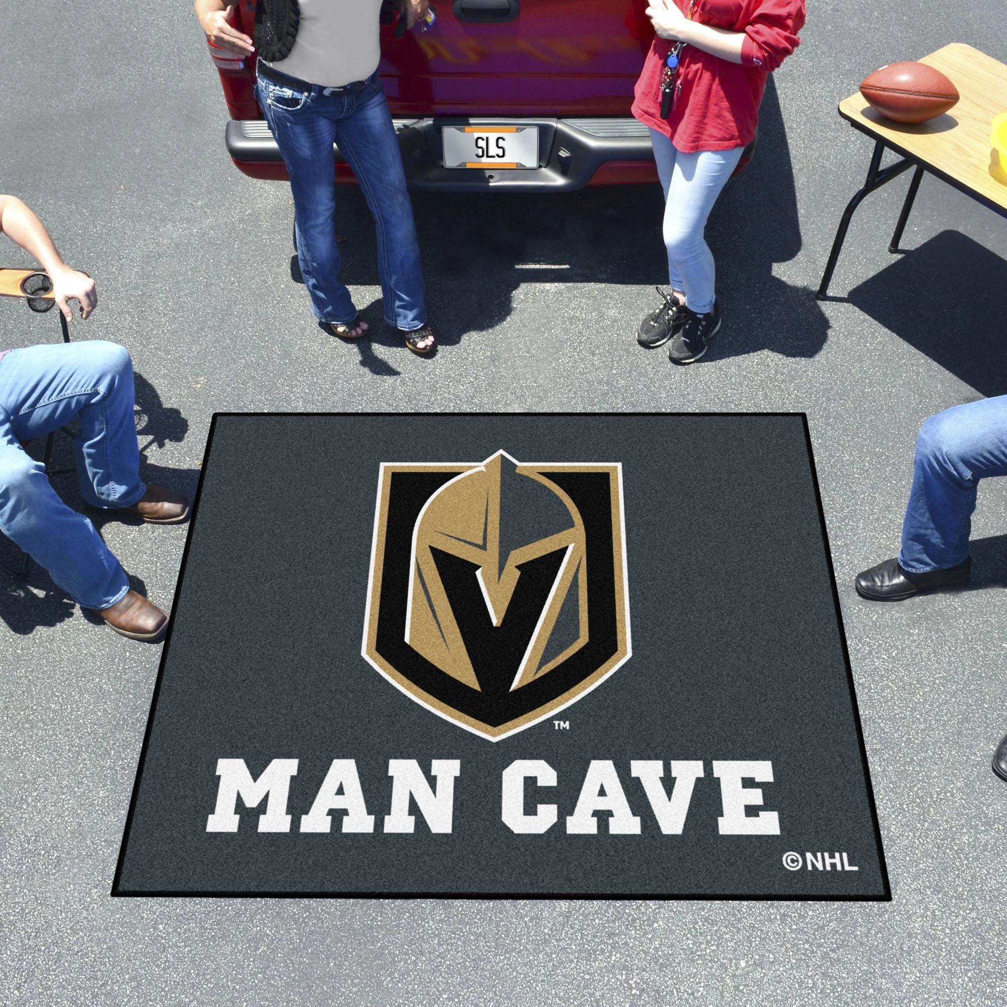NHL - Vegas Golden Knights Man Cave Tailgater Teppich 5'x6'