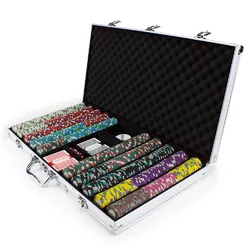750ct Claysmith Gaming Monaco Club Chip Set in Aluminium