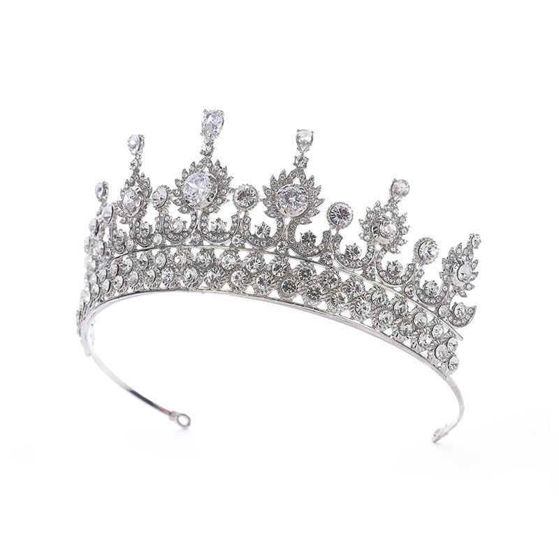 Zircon Crown Hochzeit Haar Accessoires Catwalk Braut