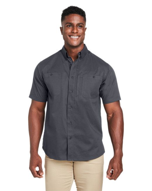 Herren Advantage IL Kurzärme Work Shirt - BLACK - 5XL