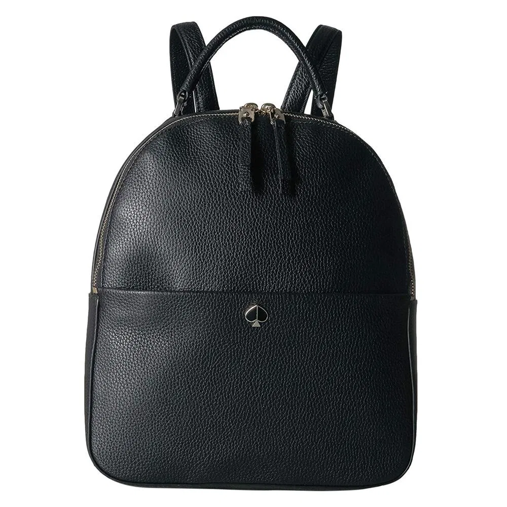Kate Spade Damen Polly Medium Black Leather Backpack
