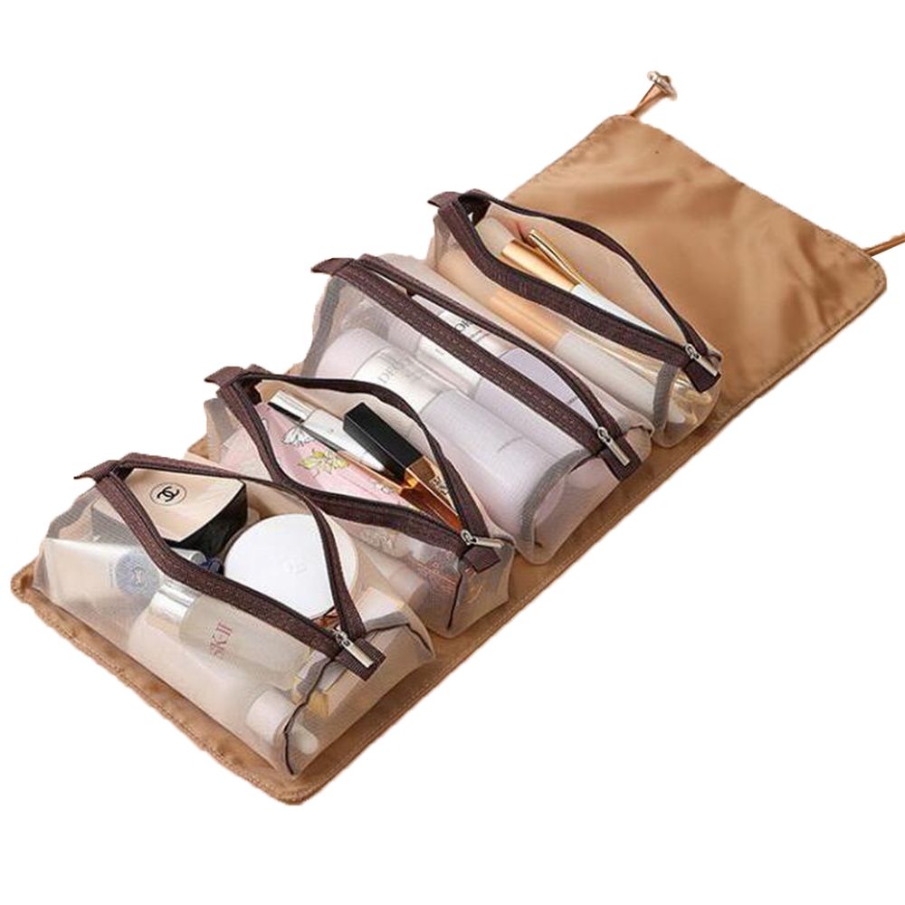 Abnehmbare Cosmefic Tasche, 4 in 1 abnehmbare tragbare Toilettenartikel Reisen Hängen Make-up Taschen Organizer, Badezimmer Tasche für die Dusche