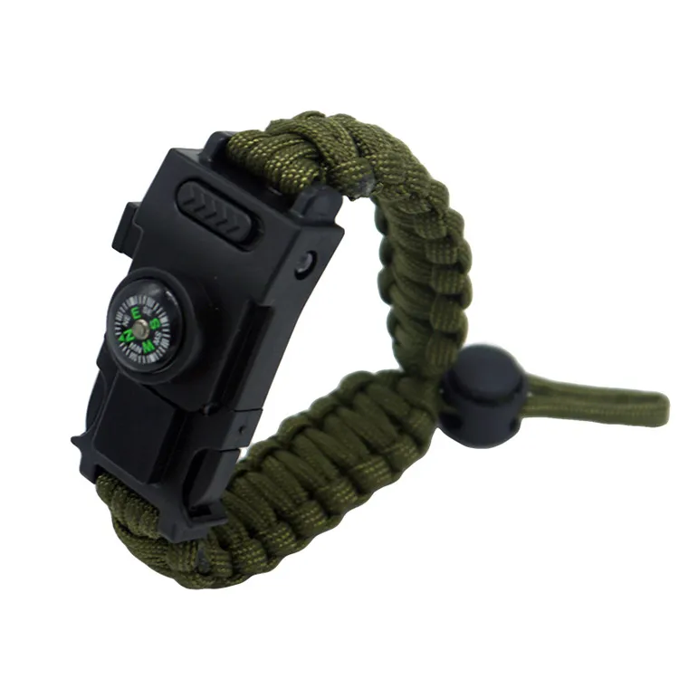 Outdoor Regenschirm Seil Messer Camping Armband für das Überleben