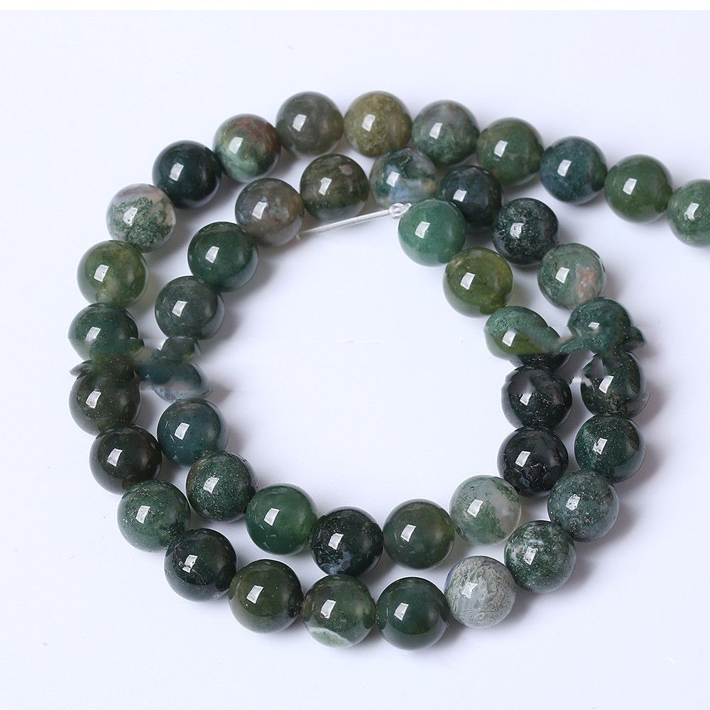 5A Wasserpflanzen Agate Armband Halbfertige Produkte Großhandel Wasserpflanzen Marine Agate Loose Perlen