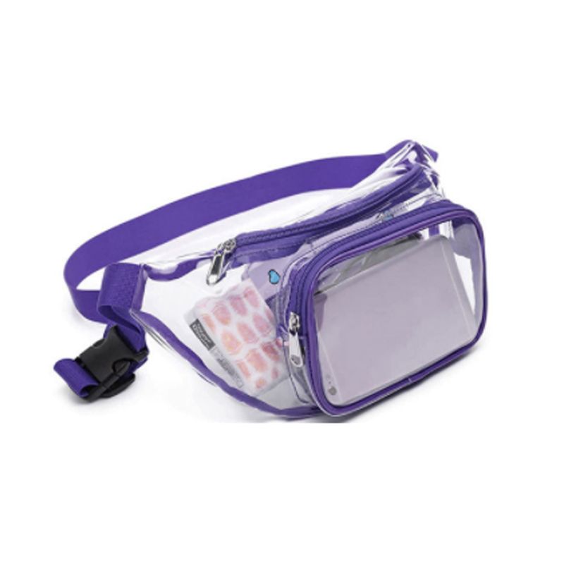 Frau Taille Packs Clear Fanny Pack wasserdicht süße Taille Tasche Stadium genehmigt Clear Purse Transparent verstellbare Crossbody Taschen