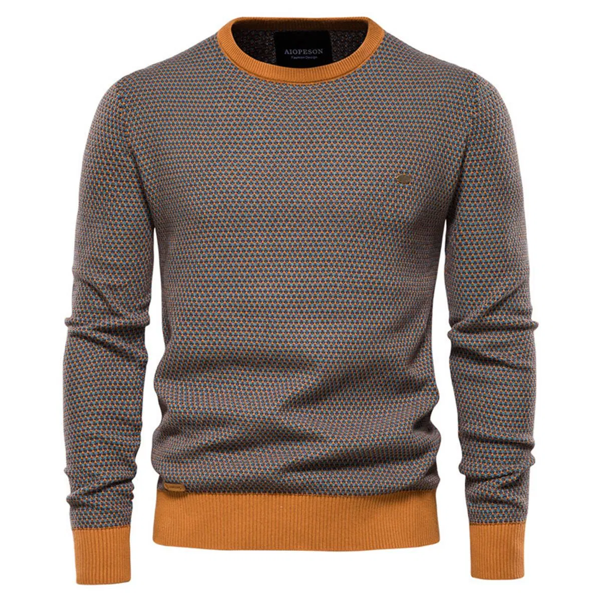 Männer Slim Fit Pullover Casual Knitted Solid Sweaters