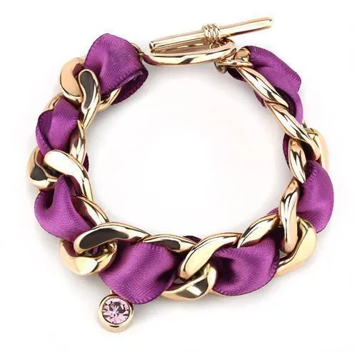 TK3065 - IP Rose Gold (Ion Plating) Edelstahl Armband mit Top-Grade - Kristall in Rose