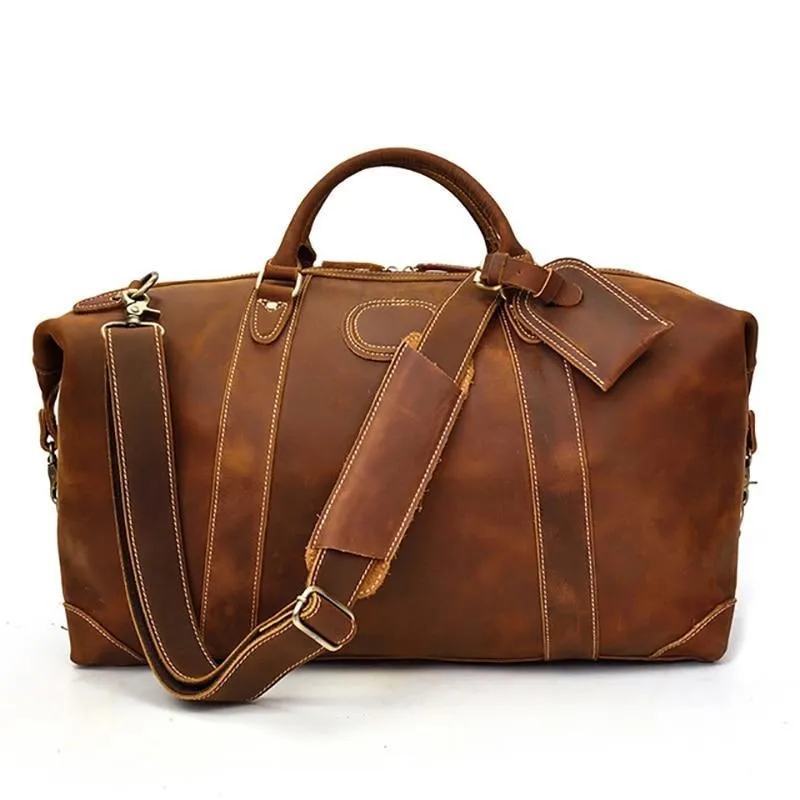 Die Eira Duffle Bag| Vintage Leder Wochenende