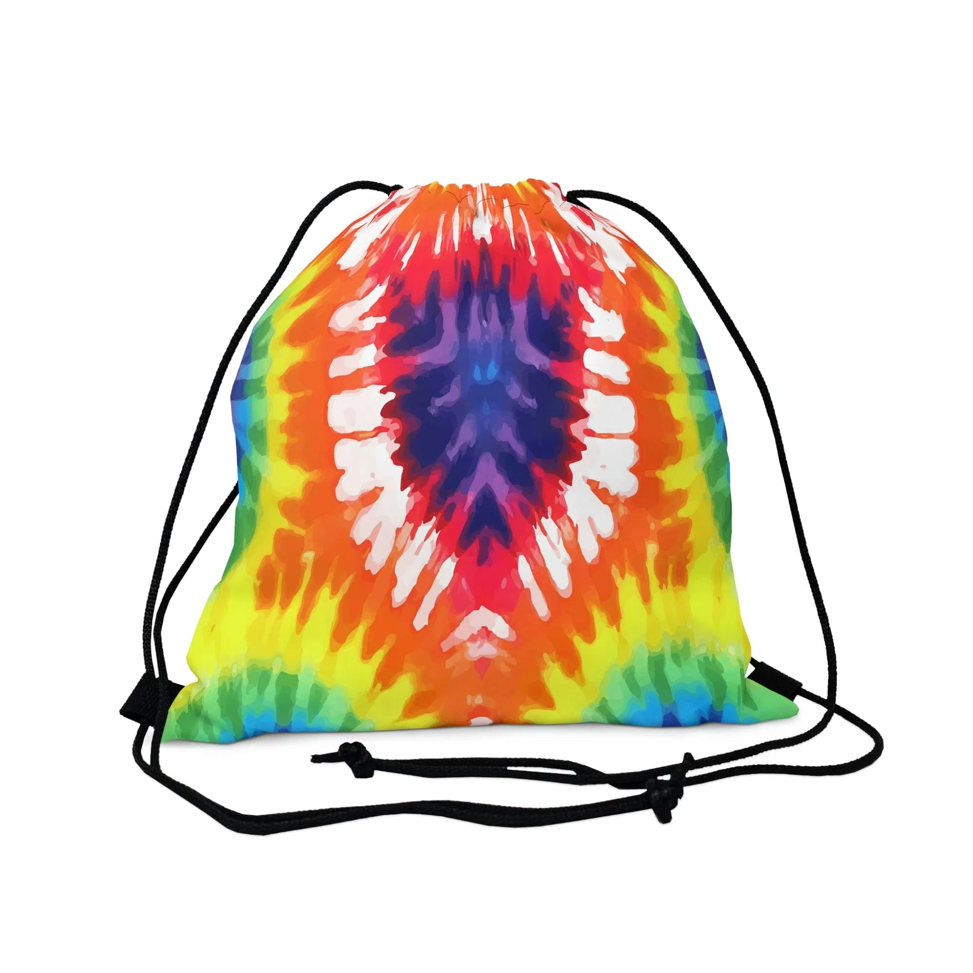 Drawstring Tasche, psychedelische Regenbogen Tie Dye