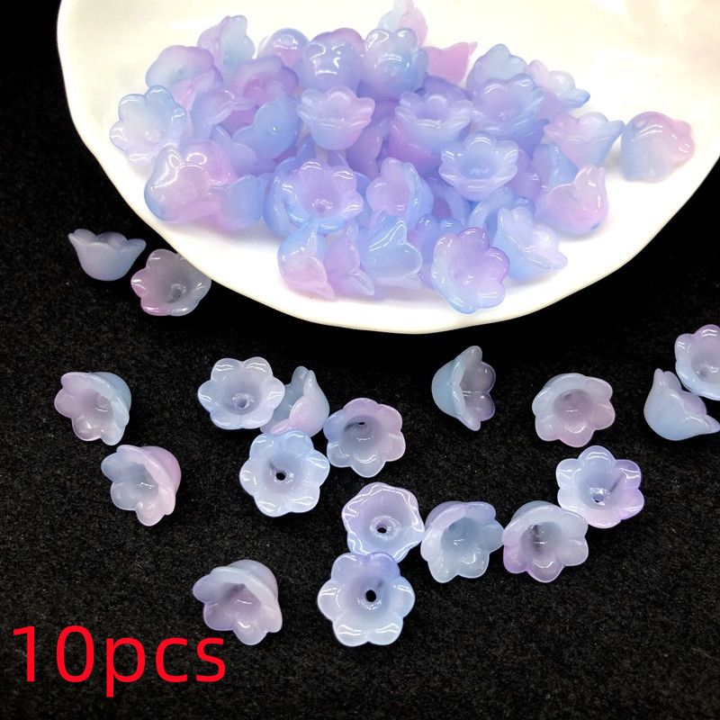 Kristallglas Linglan Bud Antike Haarverschluss Zubehör DIY Material