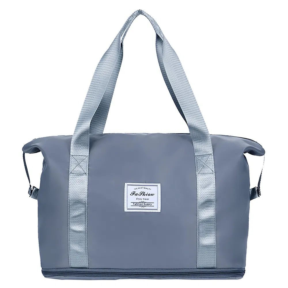 35L Shoulder Travel Duffle Bag Folding Carry On Overnight Weekend Bag mit Gepäck Ärmel wasserdicht erweiterbarer Gym Tote Bag