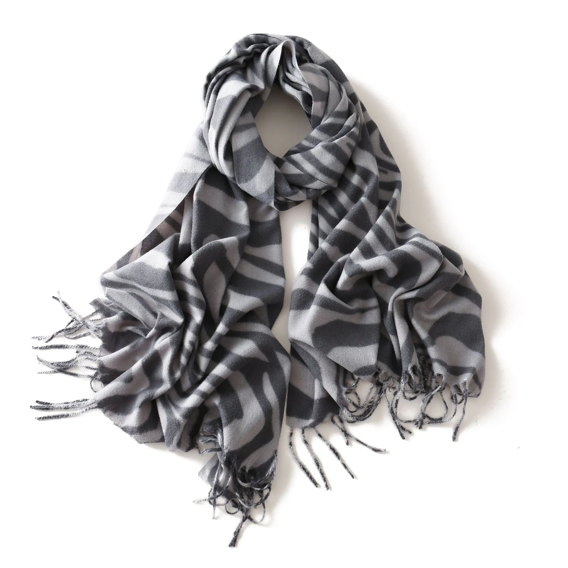Herbst und Winter modische Zebra Druck Schals für Männer und Frauen im Winter Japan und Südkorea süße Kaschmir warme Schals Schals und Halskette Großhandel