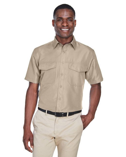 Key West Short-Sleeve Performance Shirt für Männer - BLACK - S