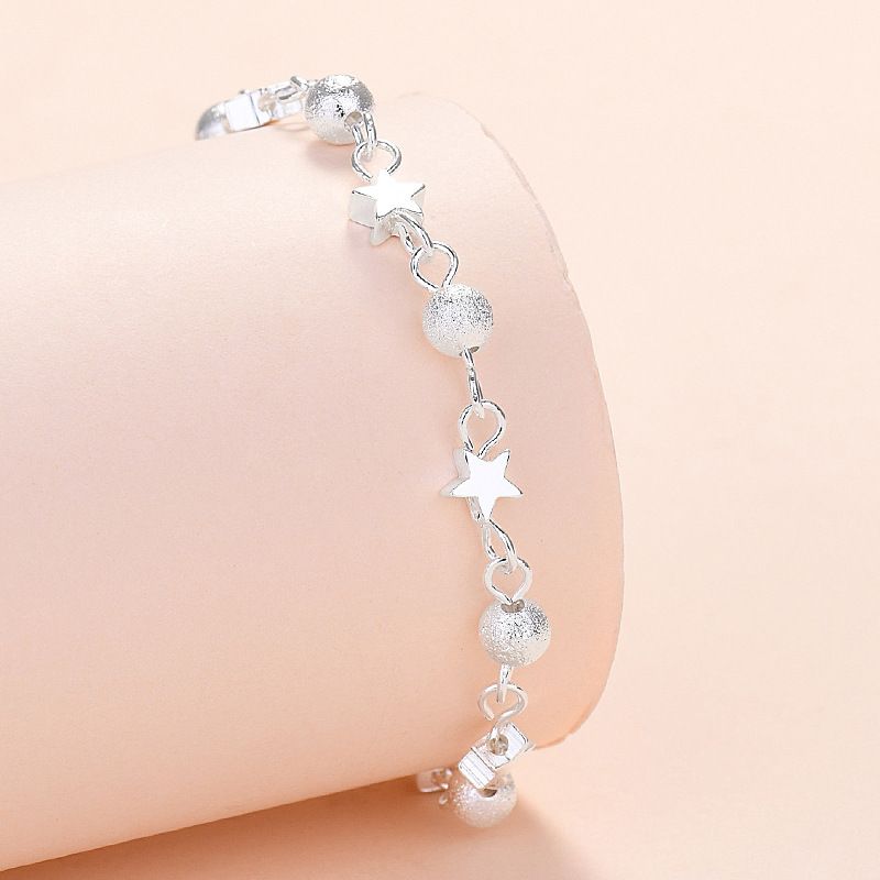 Damen Mode Silber Plated Geometrisches Armband