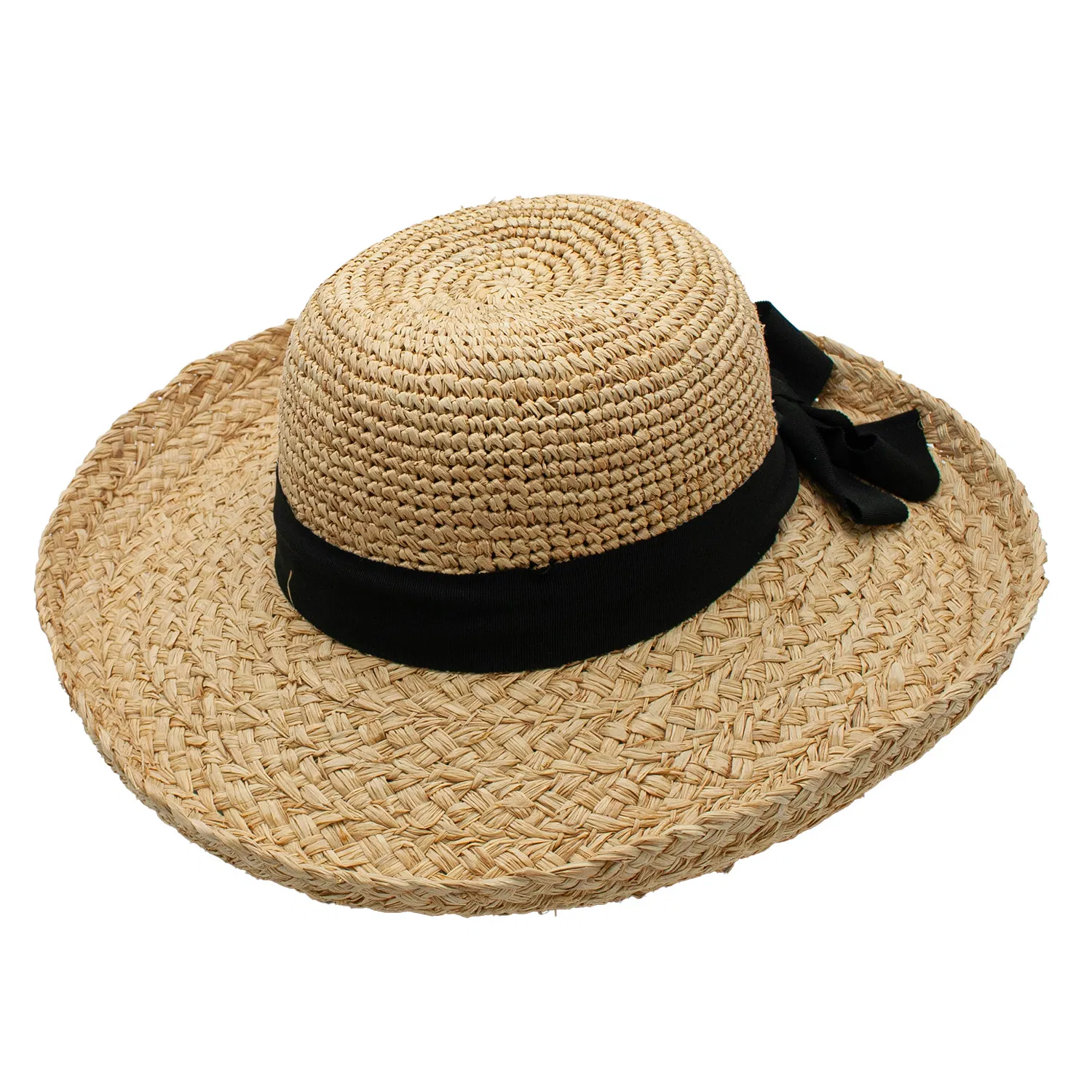Cape Cod Raffia Stroh Brim Ribbon Band Beach Sun Resort Hut