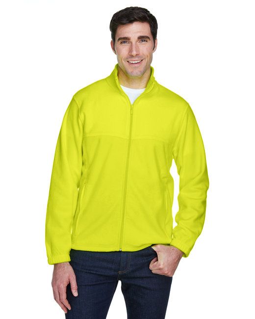 Männer 8 oz. Full-Zip - Fleece - BLACK - 5XL