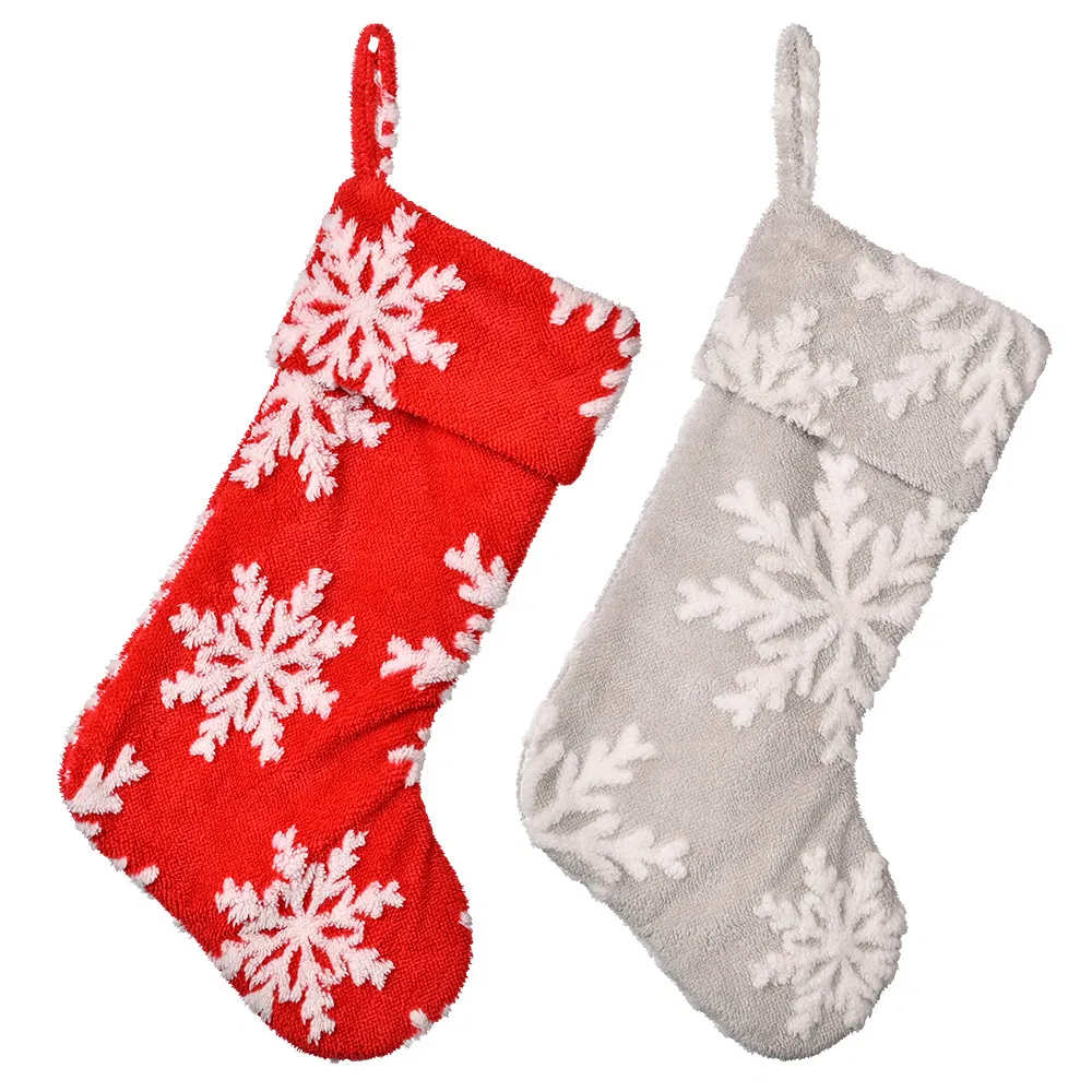 Weihnachtssocken Geschenktasche Kamin Xmas Baum Party Dekoration