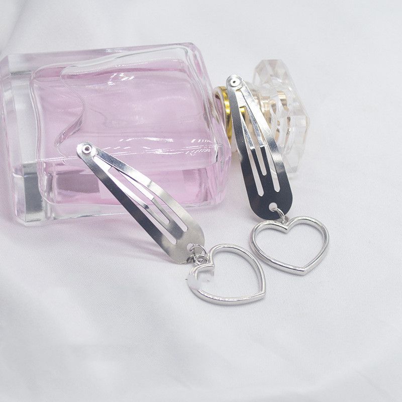 Individualisierte Dark Love Flower Cross Hairpin Clip