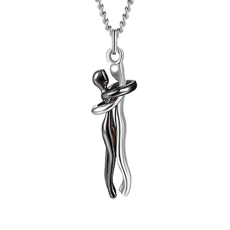 Schwarzer Schmuck einfache Temperament Schlüsselkette