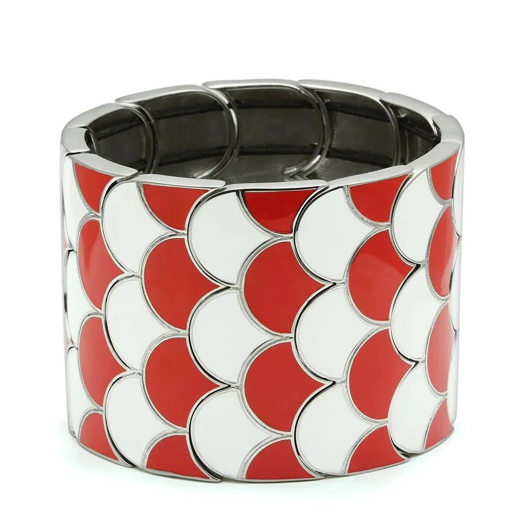 TK296 - Hoch poliertes (ohne Verzinkung) Edelstahl-Armband ohne Stein
