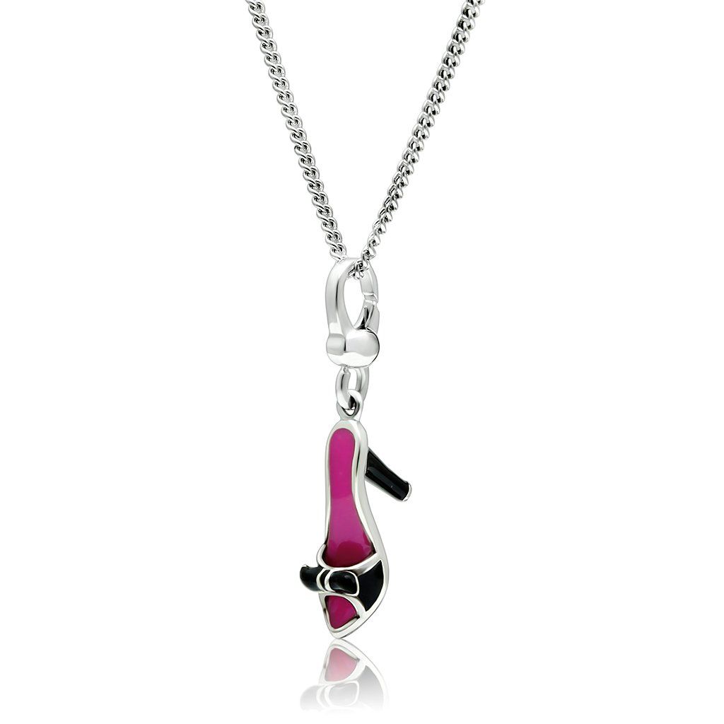 LOS423 - Silber 925 Sterling Silber Kette Anhänger ohne Stein