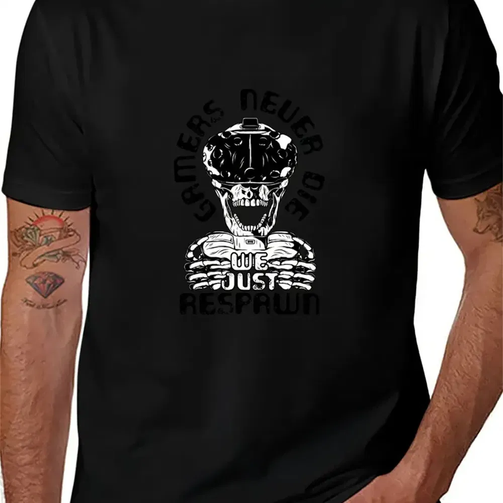 Männer gedruckte T-Shirt, Sommer Casual Short Sleeved T-Shirt