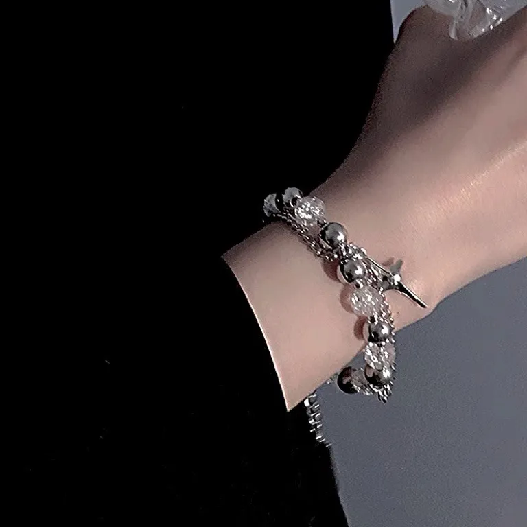 Kalt Wind Ice Cracking Bead Spliced Bracelet Weiblich