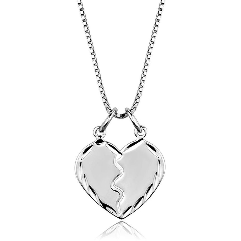 3W842 - Rhodium-Brass - Kette-Hänger ohne Stein