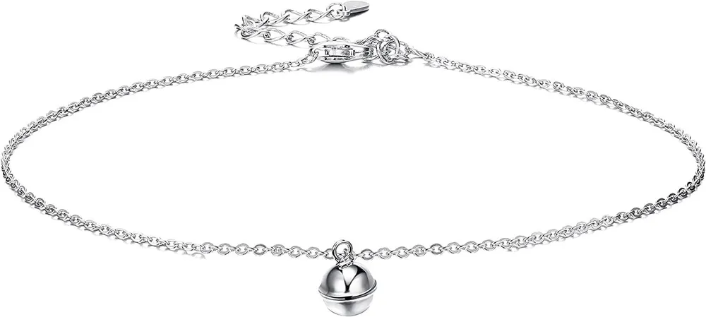 Glocken Armband S925 Sterling Silber Ankleber für Frauen Armband Schmuck verstellbare Kette Armband Ankleber Länge