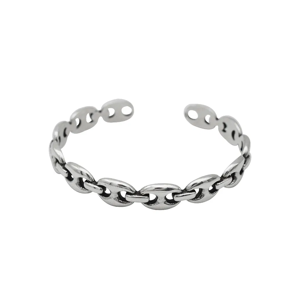 Frauen Personalisierte Retro Schwein Nasen Kette Armband