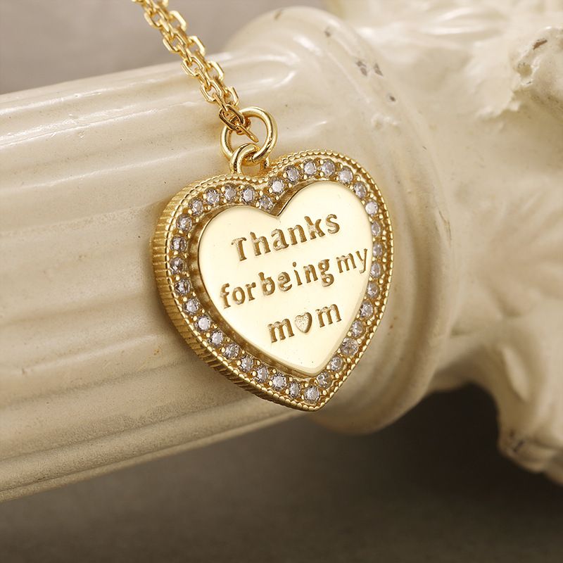 925 Sterling Silber Liebe Halskette weibliche Nische Design Europäisches und amerikanisches Licht Luxus Zirkon Muttertag Geschenk Anhänger