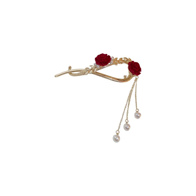 Koreanisches Temperament Rose Weizen Ohr Haar Clip