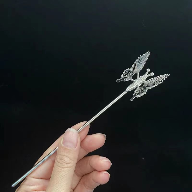 Modische neue Schmetterlinge Tassel Haarspinze weiblich