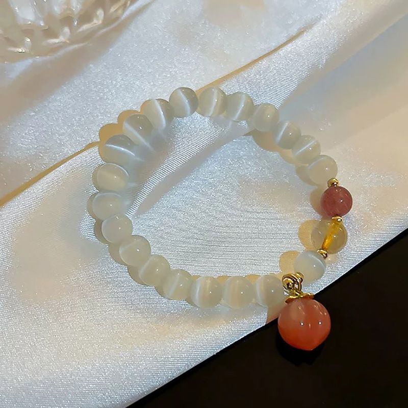 Vintage Französisch Perle Onyx Stein Armband