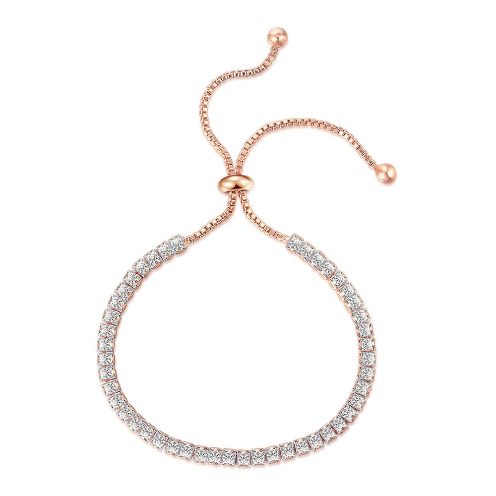 Frauen Mode einfache Single Row Diamant Armband