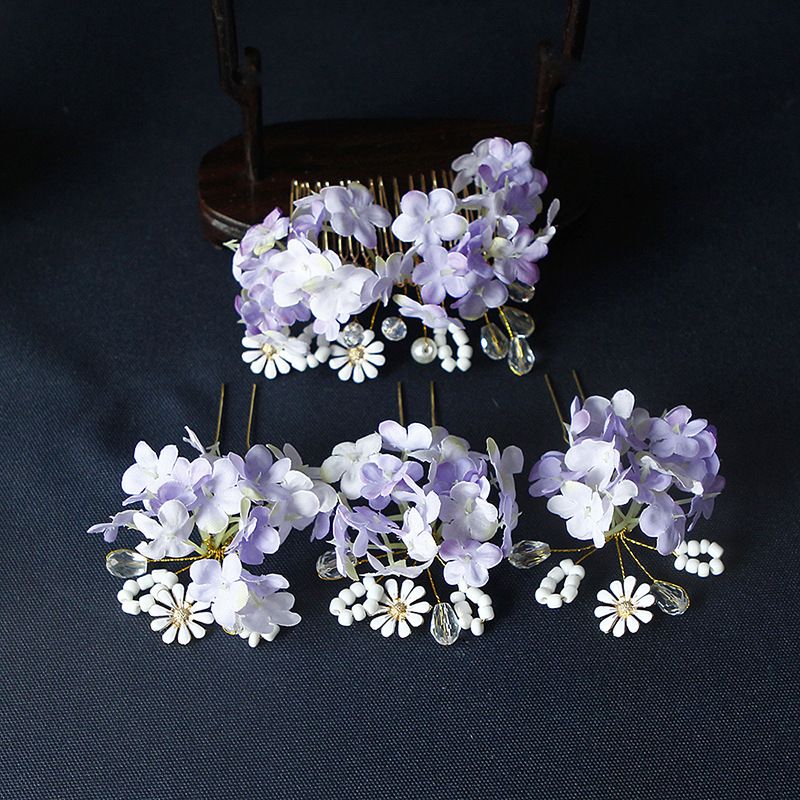 Antike Hanfu Seidenblume Antike Stil Kleine Blumen Anzug