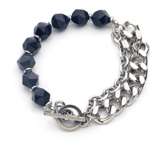 Hochwertiges Titan-Stahl - Armband Nische Design Touch Armband
