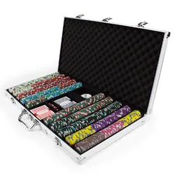 750ct Claysmith Gaming Poker Knights Chip Set in Aluminium
