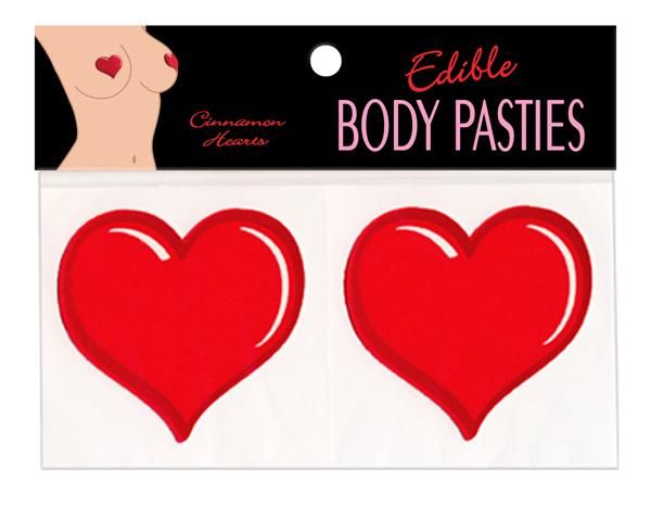 Edible Body Pasties Cinnamon Hearts (Essbare Körper Pasties Zimtherzen)