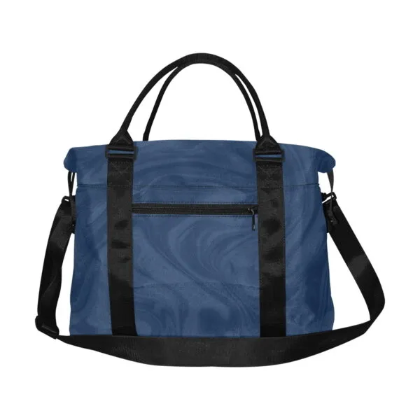 Reisetasche Blue Waves und Black Strap Design von HadiArts