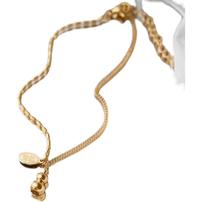 Nische Retro Safe Gourd Ankleß Asymmetrisches Licht Luxus Damen