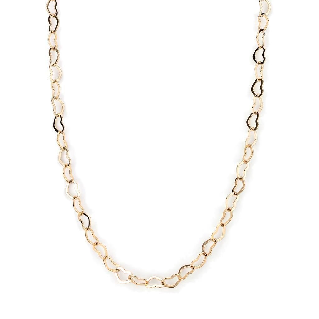 LO4695 - Flash Rose Gold Brass Halskette ohne Stein