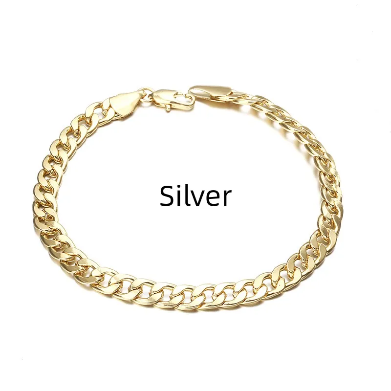 Europäische und amerikanische Männer Gold Armband